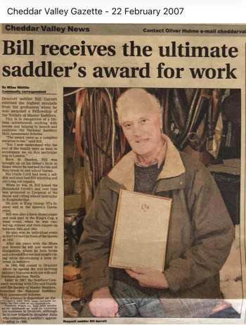 Newspaper Article on Bill Garrett