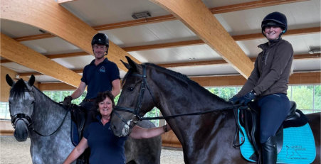 The ideal placement for a saddle, giving comfort to the horse and rider.